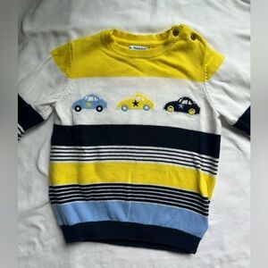 Mayoral Bright Yellow Knit Sweater